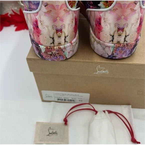 Christian Louboutin Oblato flat low top floral sneakers size 44
made Italy - Picture 5 of 6